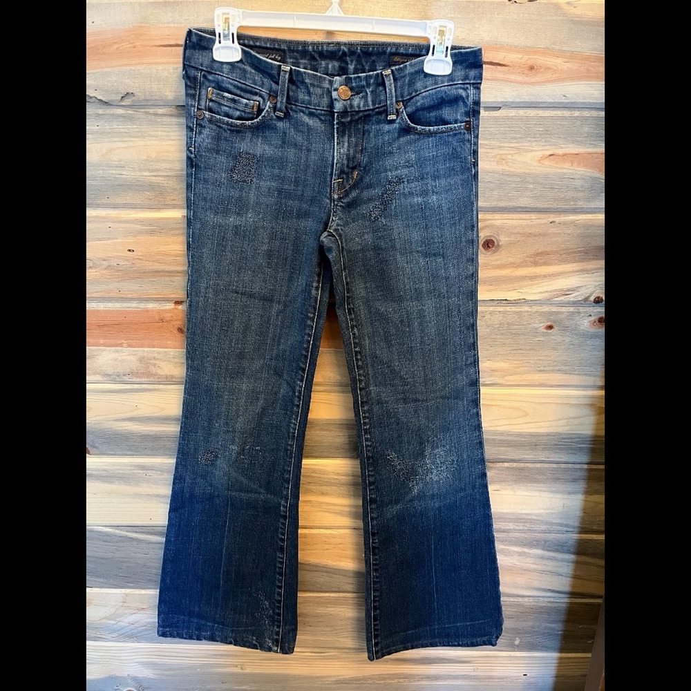 Citizens of Humanity distressed bootcut flare jeans size 27